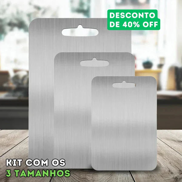 Tábua de Cozinha Titanium - Antibacteriana e Anti-Sujeira
