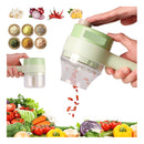 Fatiador Alimentos Elétrico S/ Fio Multifuncional Triturador Cor Verde