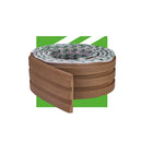 10 Metros Painel Ripado Laminado Autocolante Cor Cinamomo Linha Madeto Meu Rodapé