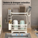 Escorredor de Louça Rack De Cozinha 2 Andares Bege Yesop