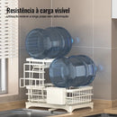 Escorredor de Louça Rack De Cozinha 2 Andares Bege Yesop