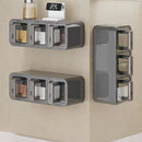 Organizador de Temperos em Acrílico com 6 Divisórias | Impermeável e Antiderrapante