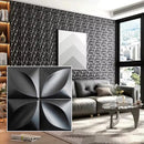 Kit 100 Placas 3D em PVC - Revestimento Para Parede 25x25cm - Decoração Moderna - Envio Imediato