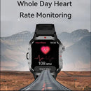 Novo relógio inteligente masculino HW XM militar GPS, lanterna, bússola, esportes ao ar livre à prova d'água H Preto+Aço Preto