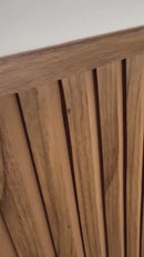 10 Metros Painel Ripado Laminado Autocolante Cor Cinamomo Linha Madeto Meu Rodapé