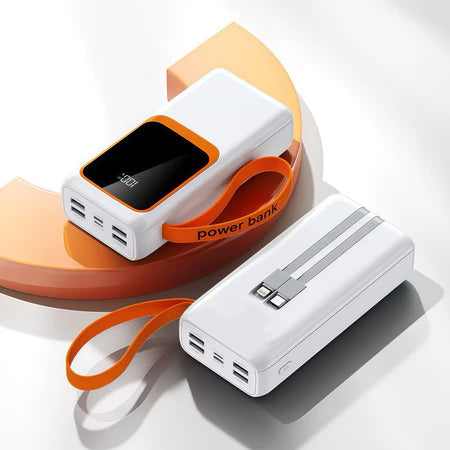 Carregador portátil Power Bank 30000mah PD 66W Carregamento rápido alex