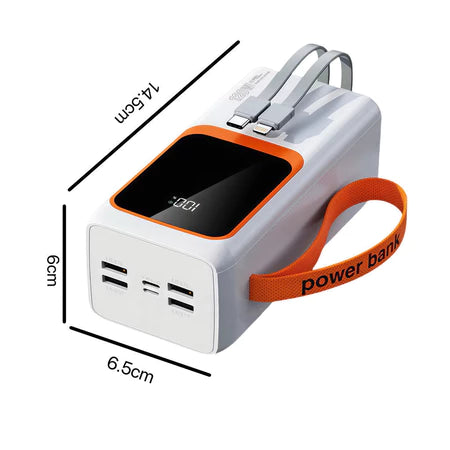Carregador portátil Power Bank 30000mah PD 66W Carregamento rápido alex