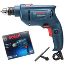 Furadeira Industrial Impacto 3/8 Reversão 450W GSB 450RE + Estojo 30 Peças X-Line BOSCH