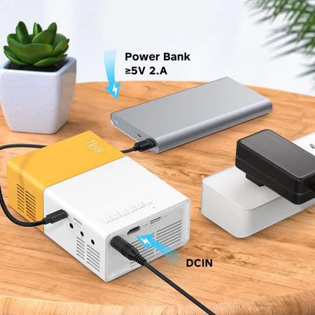 Mini Projetor Portátil Led 1080p 600 Lúmens Hdmi YG300 Envio Imediato